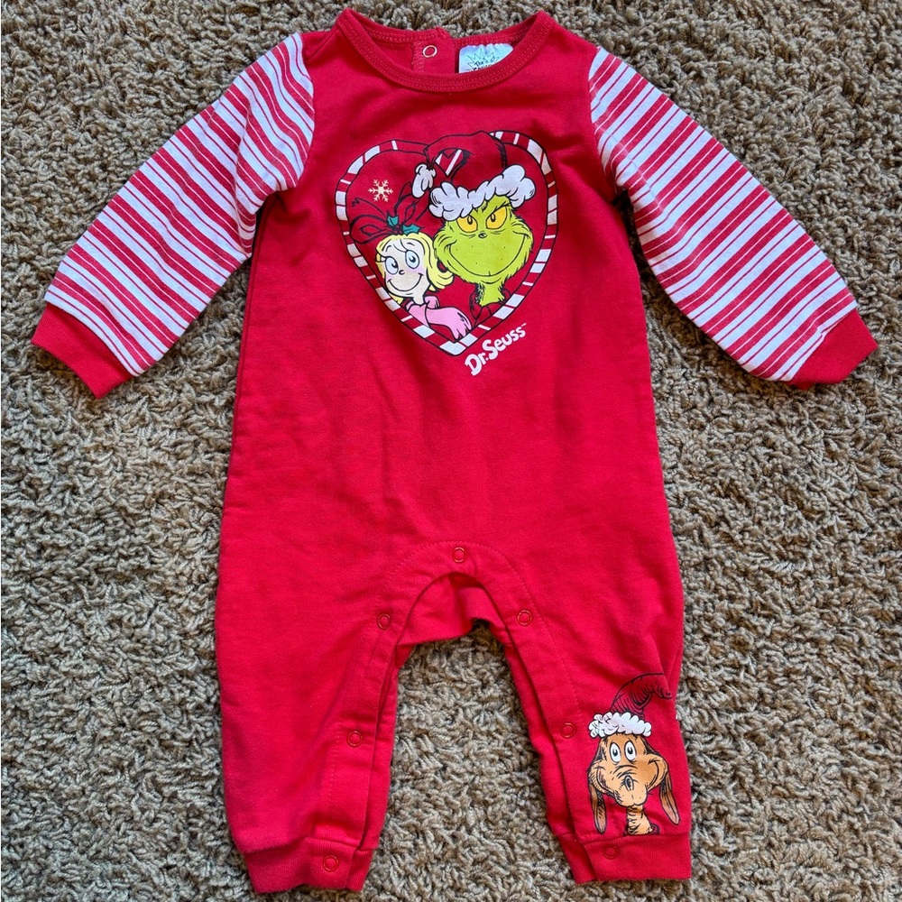 Dr. Seuss Red and White Kids Footie